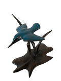 Bronze Kingfisher Diving by Sculptor Andrew Glasby - Limited Edition
