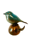 Bronze Blue Tit by Sculptor Andrew Glasby