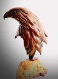 Bronze Golden Eagle Head by Sculptor Alan Glasby OBE GM - Open Edition