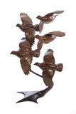 Bronze Flush of life size Partridges