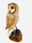 Bronze Barn Owl by Sculptor Andrew Glasby - Limited Edition