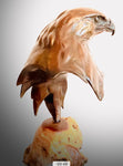 Bronze Golden Eagle Head by Sculptor Alan Glasby OBE GM - Open Edition