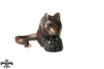 Bronze Dormouse with Blackberry by Sculptor Andrew Glasby - Open Edition