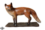 Bronze Fox by Sculptor Andrew Glasby